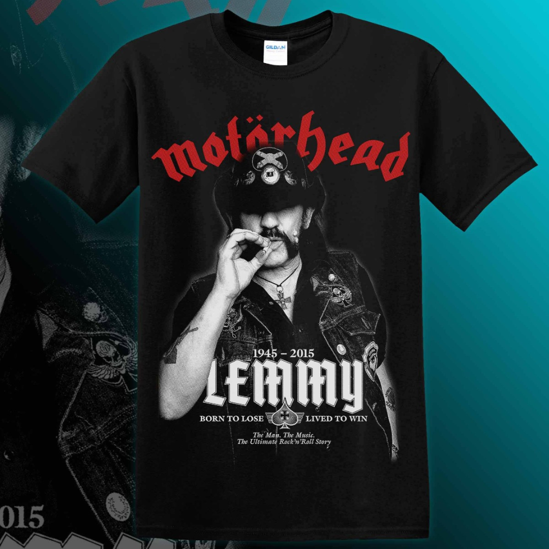 Veste en cuir Motörhead - Angleterre - M à 4XL - pour homme - noir