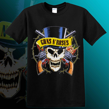 Cargar imagen en el visor de la galería, POLERA GUNS AND ROSES - CALAVERA
