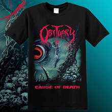 Cargar imagen en el visor de la galería, POLERA OBITUARY - CAUSE OF DEATH