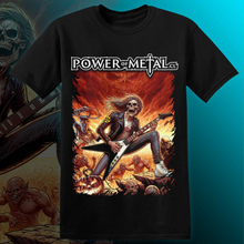 Cargar imagen en el visor de la galería, POLERA POWEROFMETAL.CL - EL PODCAST LIVE (MODELO 1)