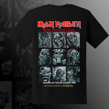 Cargar imagen en el visor de la galería, POLERA IRON MAIDEN - RUN FOR YOUR LIVES WORLD TOUR 2025 - 2026 (MODELO 2)