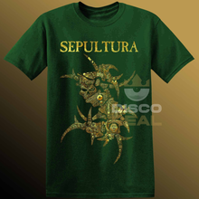 Cargar imagen en el visor de la galería, POLERA SEPULTURA - SIMBOLO "S" (VERDE)