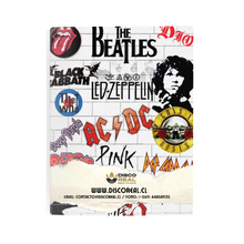 Cargar imagen en el visor de la galería, ÁLBUM STICKER - CLASICOS DEL ROCK (ENVIO GRATIS)