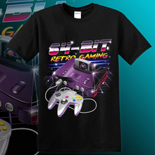 Cargar imagen en el visor de la galería, POLERA GAMMER - 64 BIT RETRO GAMING