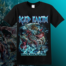 Cargar imagen en el visor de la galería, POLERA ICED EARTH - ENTER THE REALM OF THE GODS