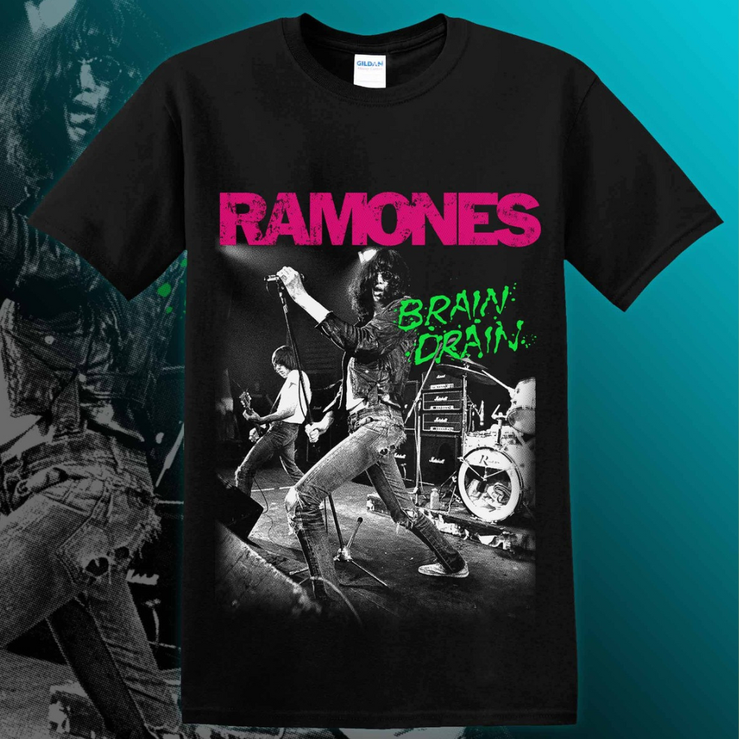 POLERA RAMONES - BRAIN DRAIN
