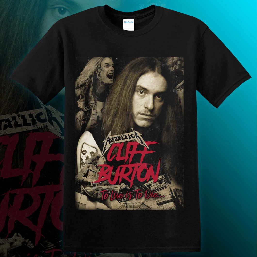 POLERA METALLICA - CLIFF BURTON