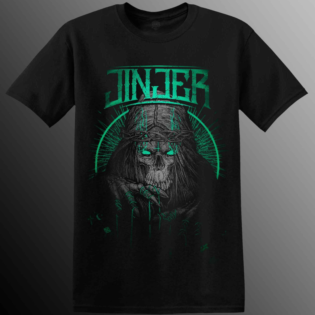 POLERA JINJER - SKULL JESUS