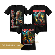 PACK POLERAS IRON MAIDEN - RUN FOR YOUR LIVES 2025 - 2026 (SOLO TALLAS UNISEX)