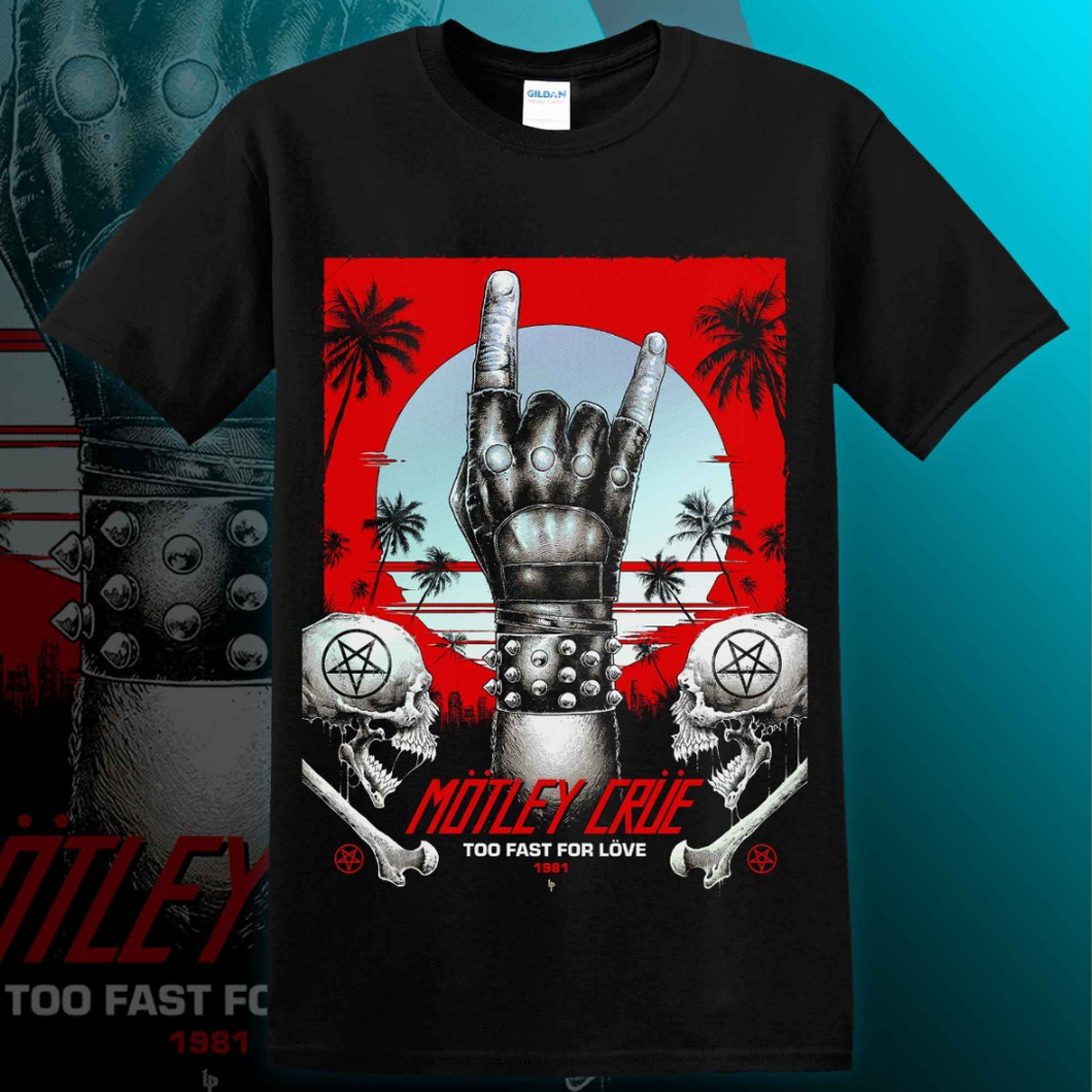 POLERA MÖTLEY CRÜE - TO FAST FOR LOVE
