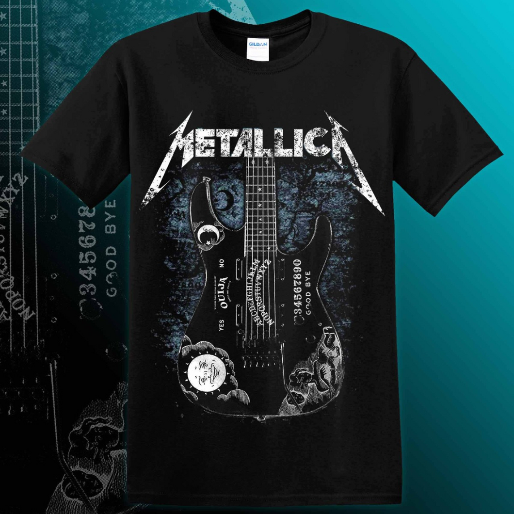 POLERA METALLICA -  GUITARRA KIRK HAMMETT OUIJA
