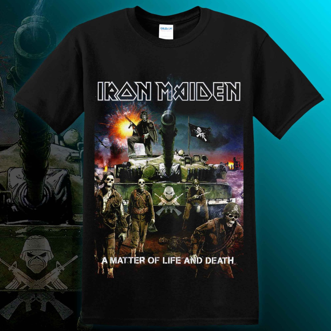 POLERA IRON MAIDEN - A MATTER OF LIFE AND DEATH