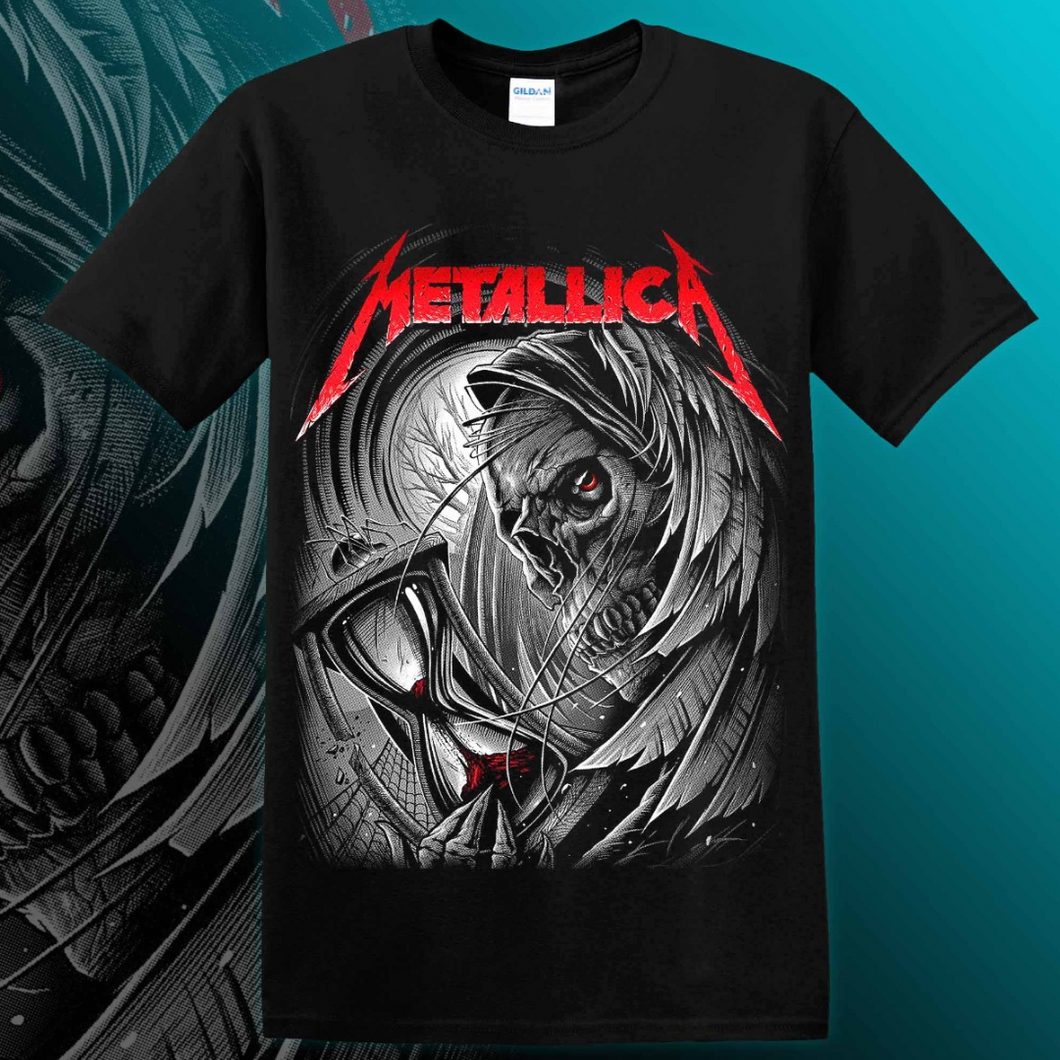 POLERA METALLICA -  CALAVERA