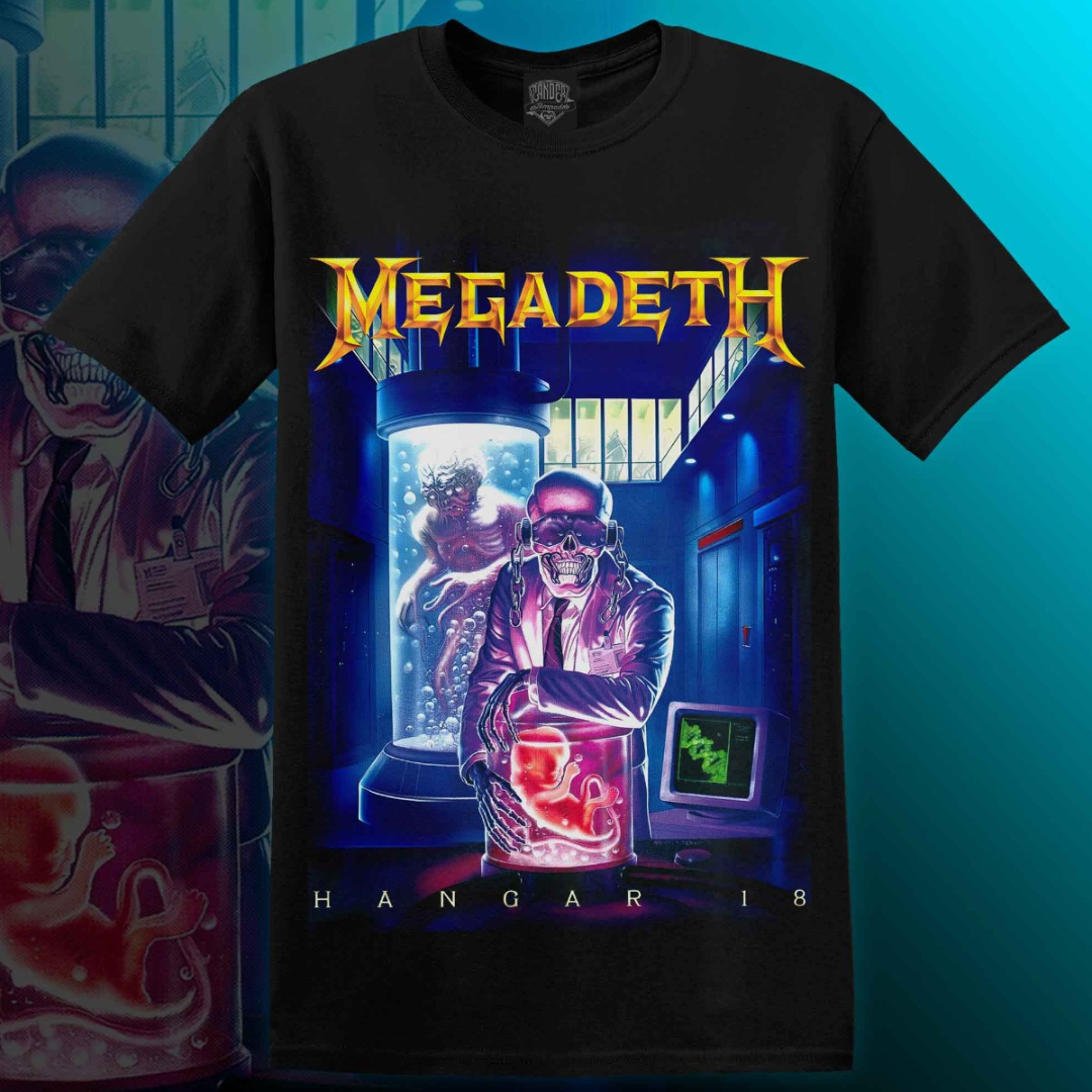 POLERA MEGADETH - HANGAR 18
