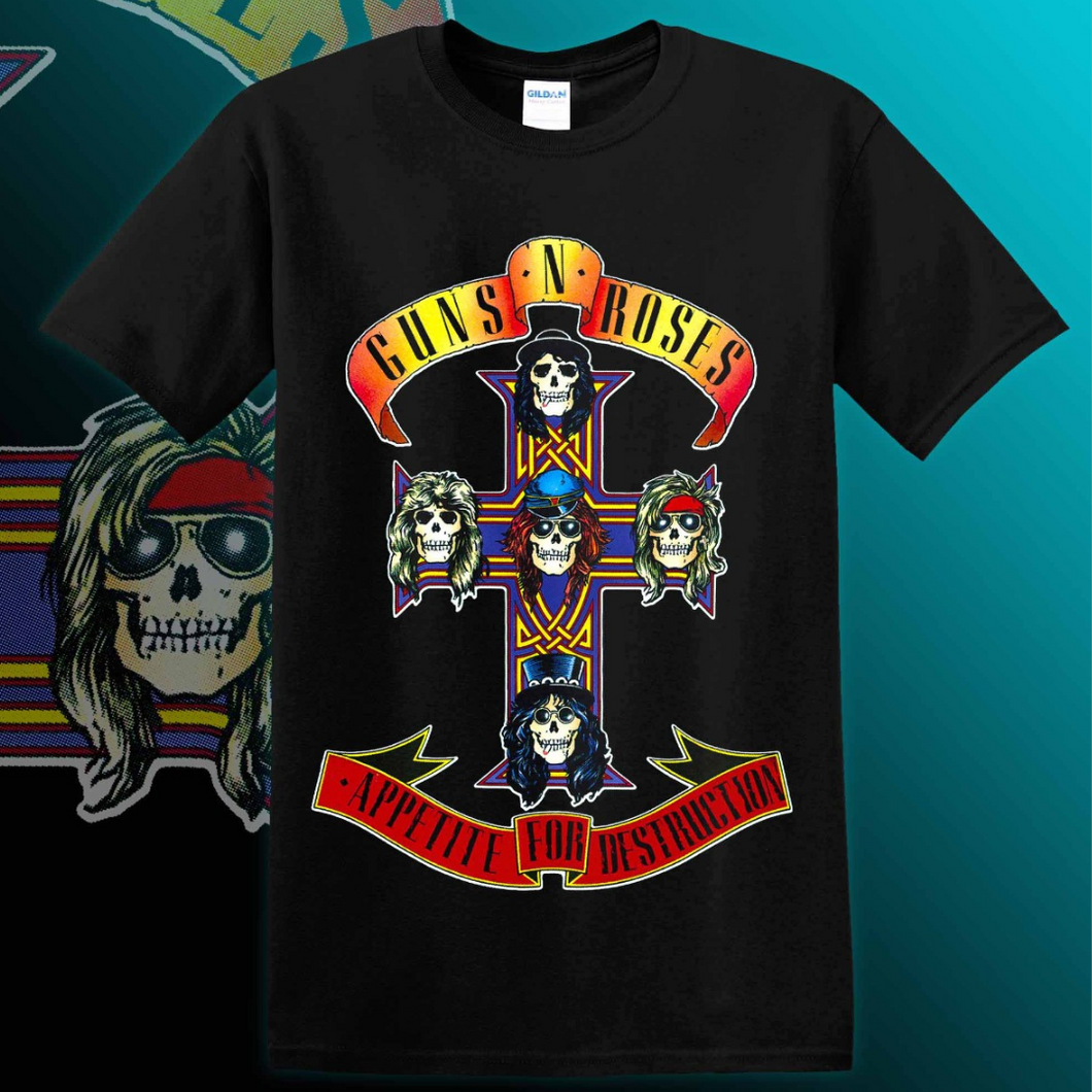 POLERA GUNS AND ROSES - APPETITE FOR DESTRUCTION
