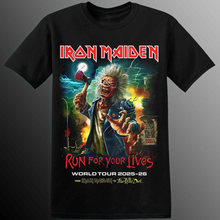 Cargar imagen en el visor de la galería, POLERA IRON MAIDEN - RUN FOR YOUR LIVES WORLD TOUR 2025 - 2026
