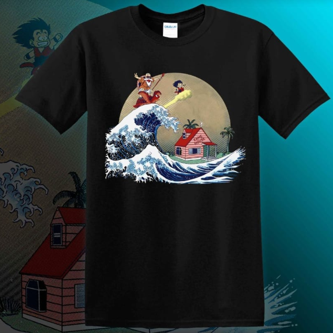 POLERA ANIME - DRAGON BALL (GOKÚ Y ROSHI)