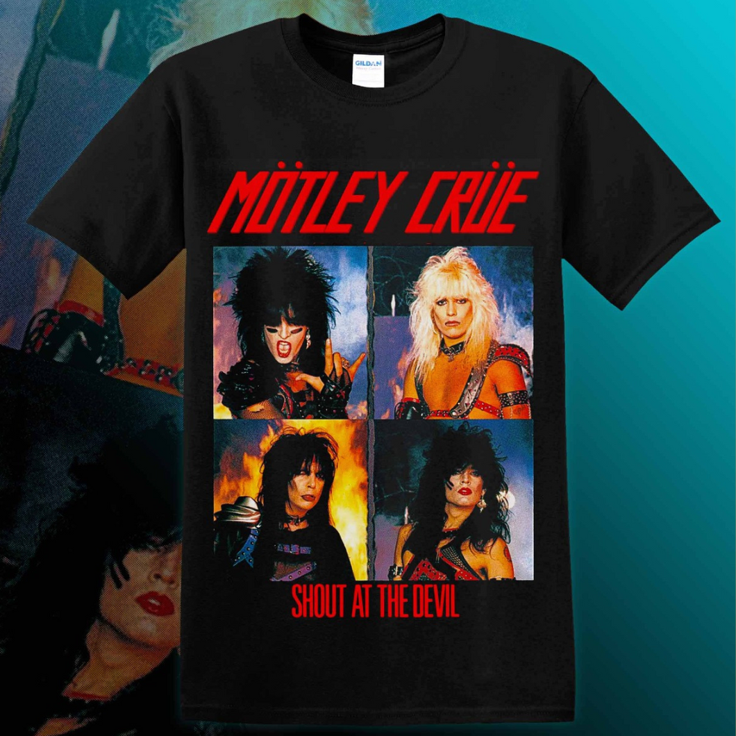 POLERA MÖTLEY CRÜE - SHOUT AT THE DEVIL