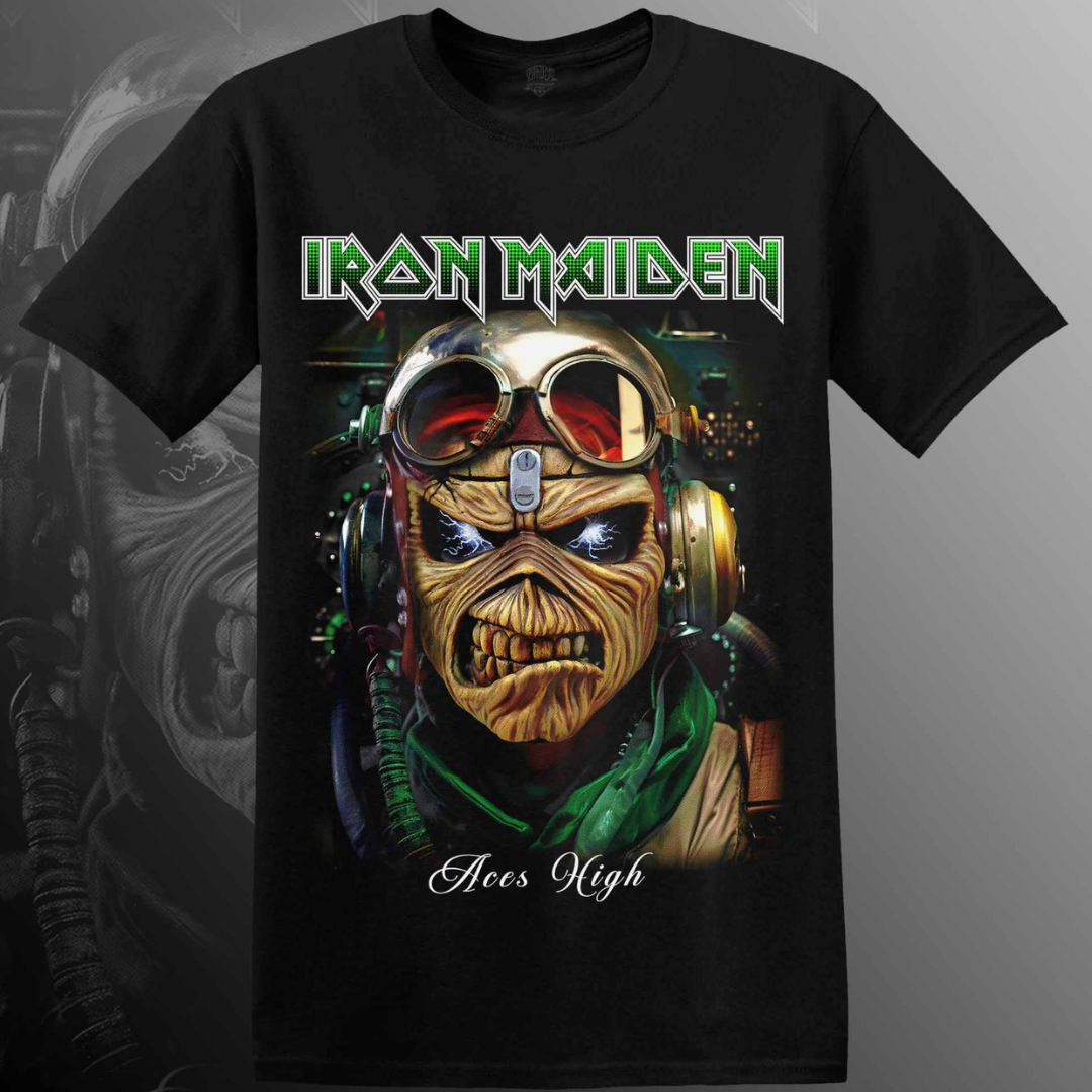 POLERA IRON MAIDEN - EDDIE ACES HIGH