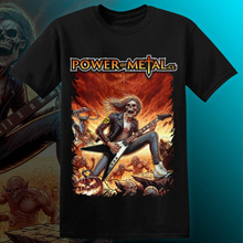 Cargar imagen en el visor de la galería, POLERA POWEROFMETAL.CL - EL PODCAST LIVE (MODELO 2)
