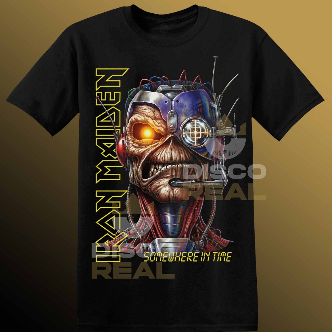 POLERA IRON MAIDEN - EDDIE SOMEWHERE IN TIME
