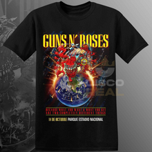 Cargar imagen en el visor de la galería, POLERA GUNS AND ROSES - PARQUE ESTADIO NACIONAL (CHILE)

