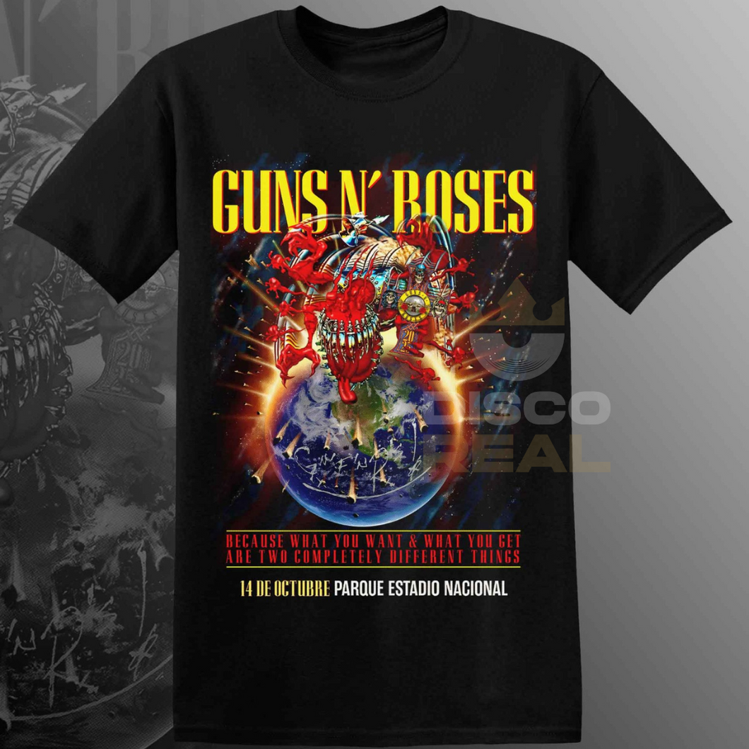 POLERA GUNS AND ROSES - PARQUE ESTADIO NACIONAL (CHILE)