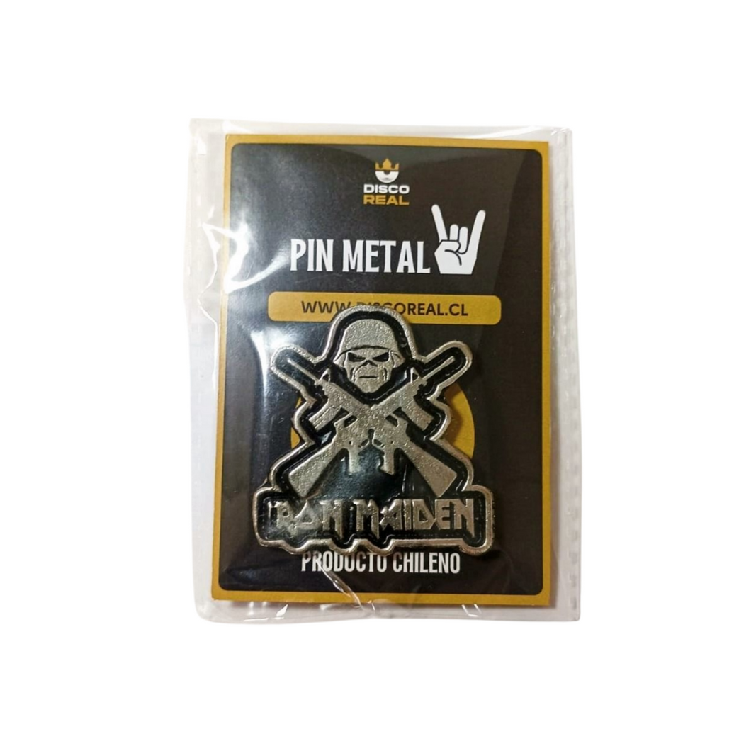 PIN METAL - IRON MAIDEN EDDIE SOLDADO