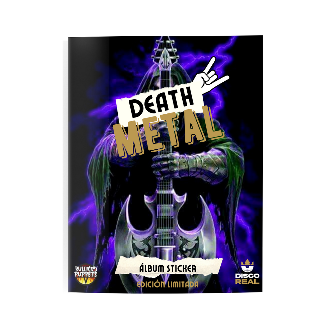ÁLBUM STICKER - DEATH METAL (ENVIO GRATIS)