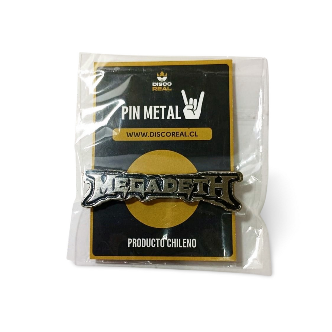 PIN METAL - MEGADETH LOGO – discoreal