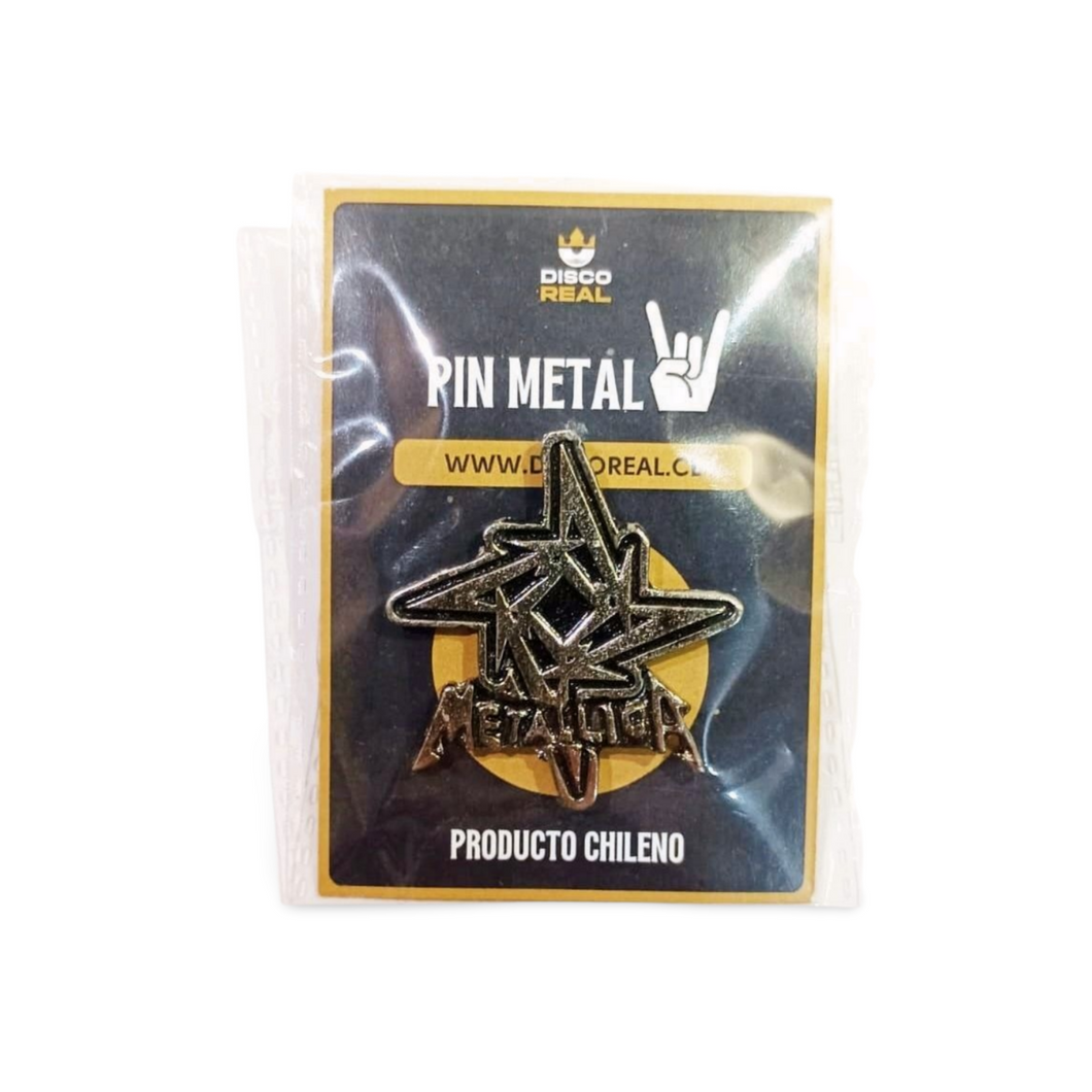 PIN METAL - METALLICA LOGO