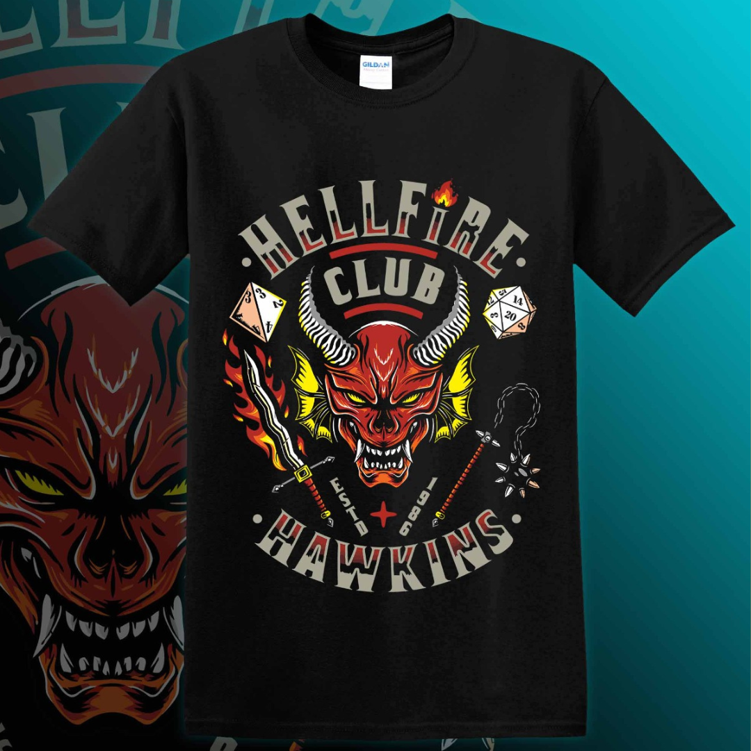 POLERA SERIE STRANGER THINGS - HELLFIRE CLUB