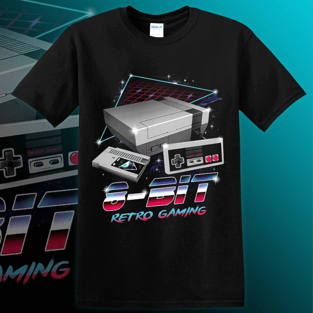 POLERA GAMMER - 8 BIT RETRO GAMING