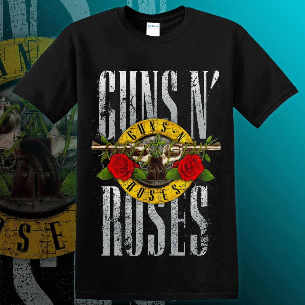 POLERA GUNS N´ROSES - LOGO (MODELO 2)
