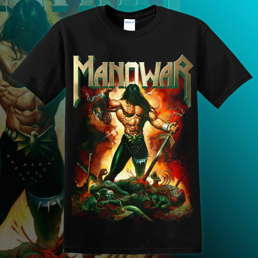 POLERA MANOWAR - THE DAWN OF BATTLE