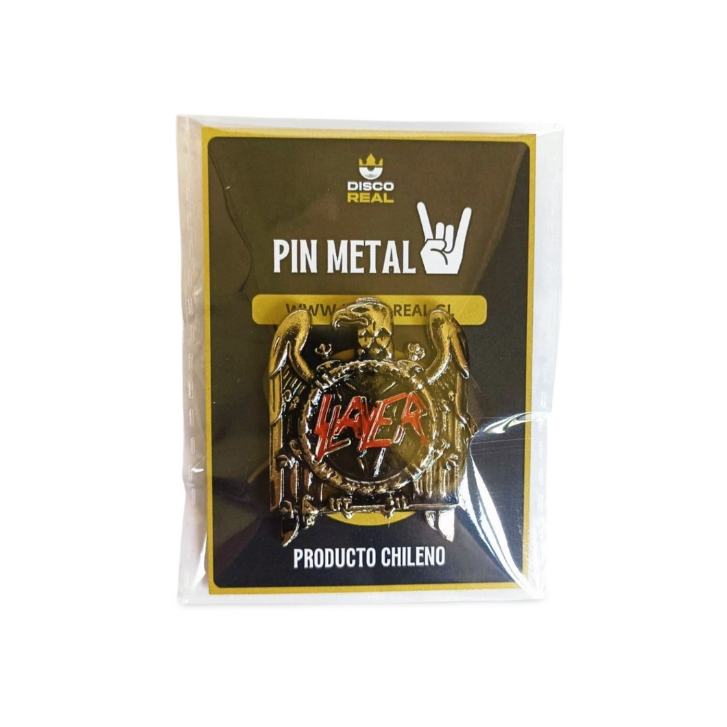 PIN METAL - SLAYER LOGO AGUILA