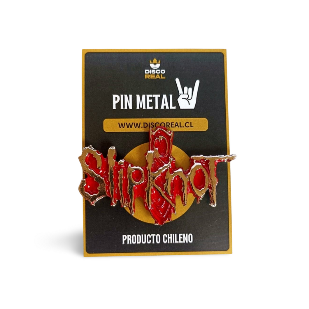 PIN METAL - SLIPKNOT LOGO (PINTADO)