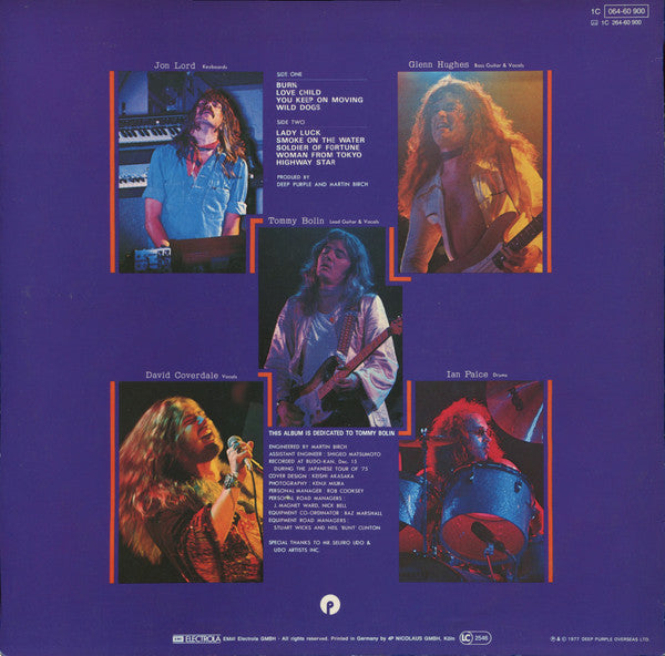 DEEP PURPLE - LAST CONCERT IN JAPAN (VINILO DE ÉPOCA) – discoreal